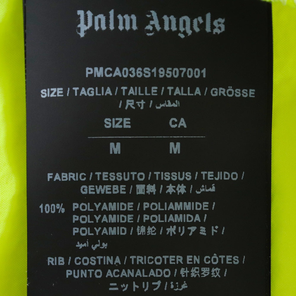 PALM ANGELS Loose Fit Armline Track Jacket Yellow Size M