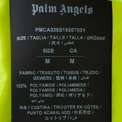 PALM ANGELS Loose Fit Armline Track Jacket Yellow Size M