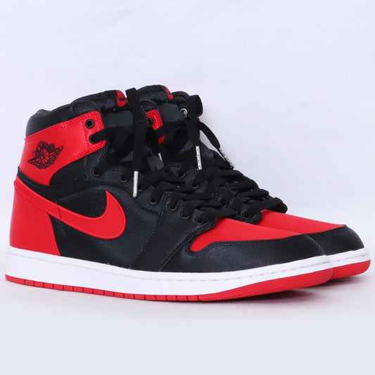 NIKE AIR JORDAN 1 Satin Bred Sneakers Size 28.5cm