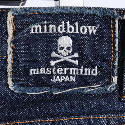MASTERMIND JAPAN mindblow Skull Print Denim Jeans Size S
