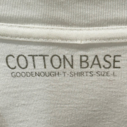 GOODENOUGH 2008 Cotton Circle Logo T-Shirt White Size L