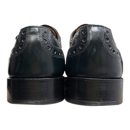 HEINRICH DINKELACKER Rio Captoe Cordovan Shoes Navy Size 7