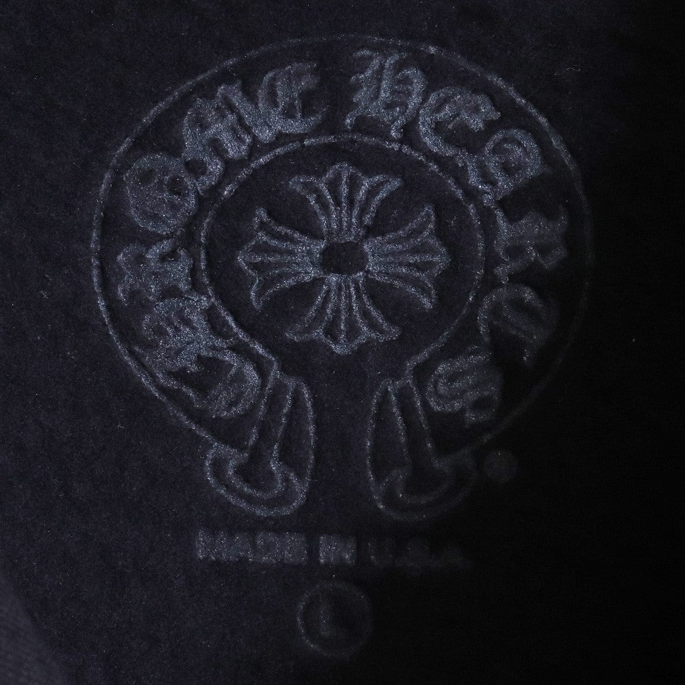 Chrome Hearts Stencil Cross Hoodie Black Size L