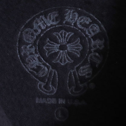 Chrome Hearts Stencil Cross Hoodie Black Size L