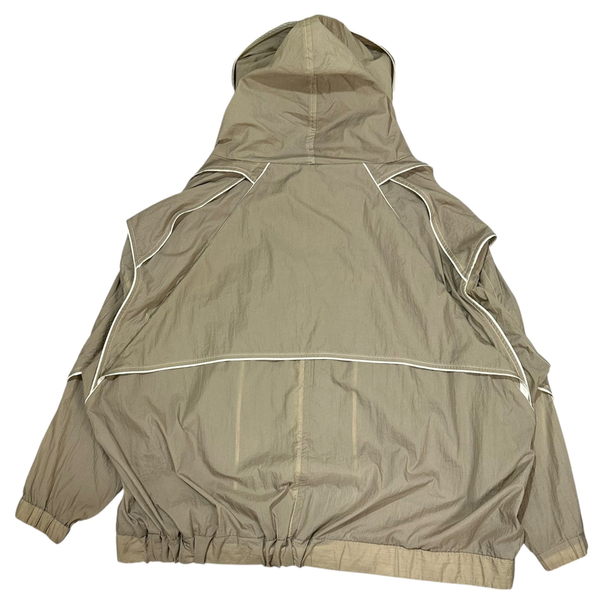BALMUNG Layered High Neck Big Hoodie Icon Ivory Size FREE
