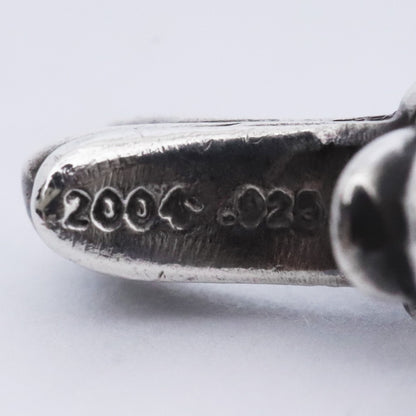 Chrome Hearts Babyfat CH Cross Charm Silver Size F