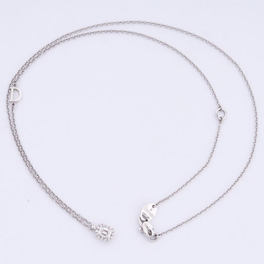 DAMIANI Minou White Gold 0.3ct Diamond Necklace Size F