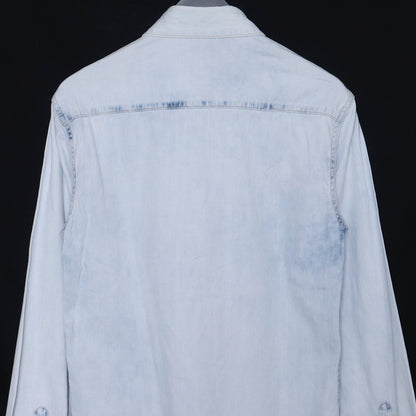 Jil Sander 19SS Blue Western Denim Shirt Size S