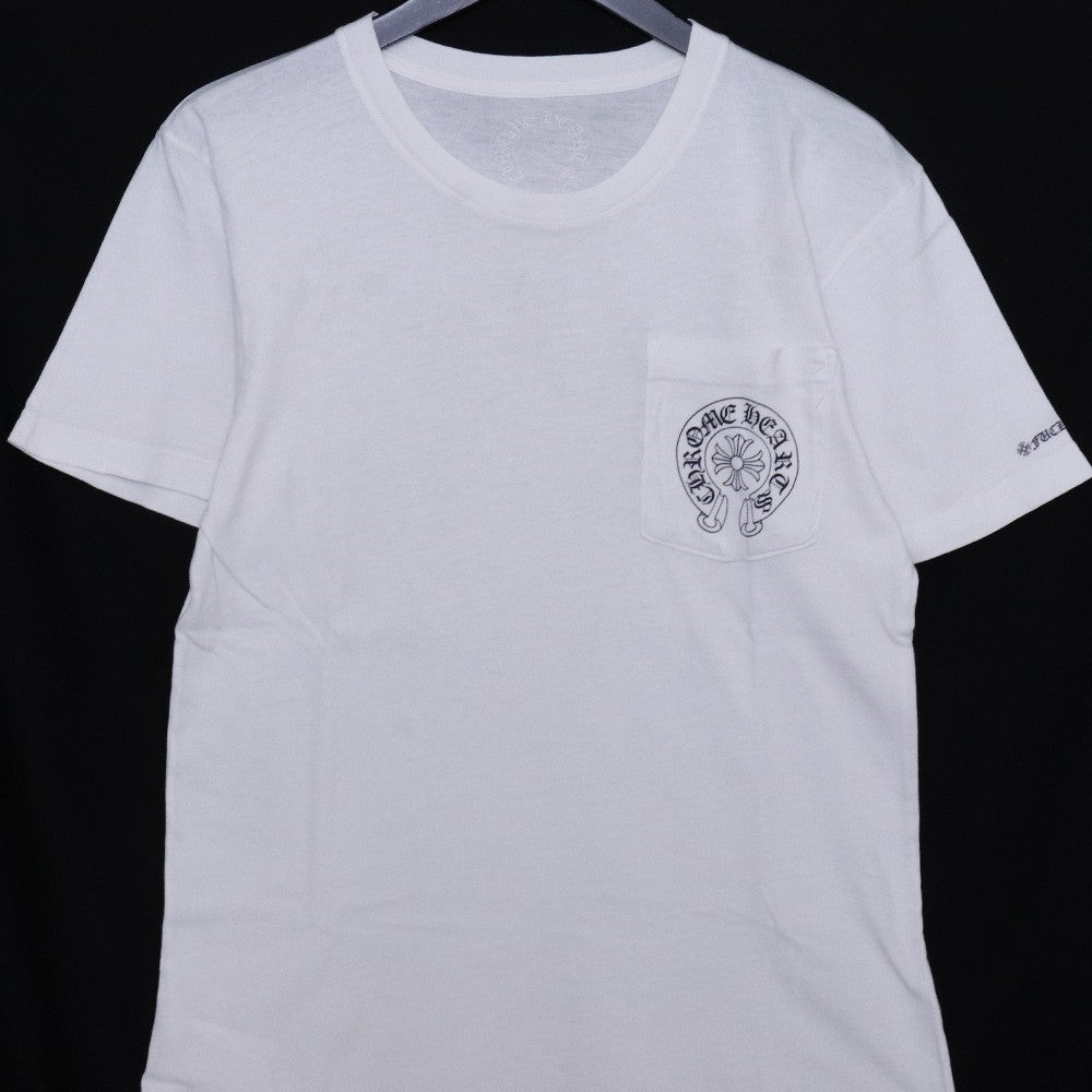 CHROME HEARTS Horseshoe Print T-Shirt White Size S