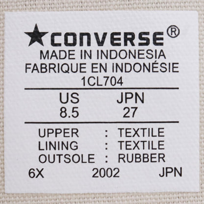 PLAY COMME des GARCONS Chuck Taylor Sneakers Black Size 27cm