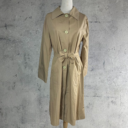 Euro vintage 70s Design Button Trench Coat