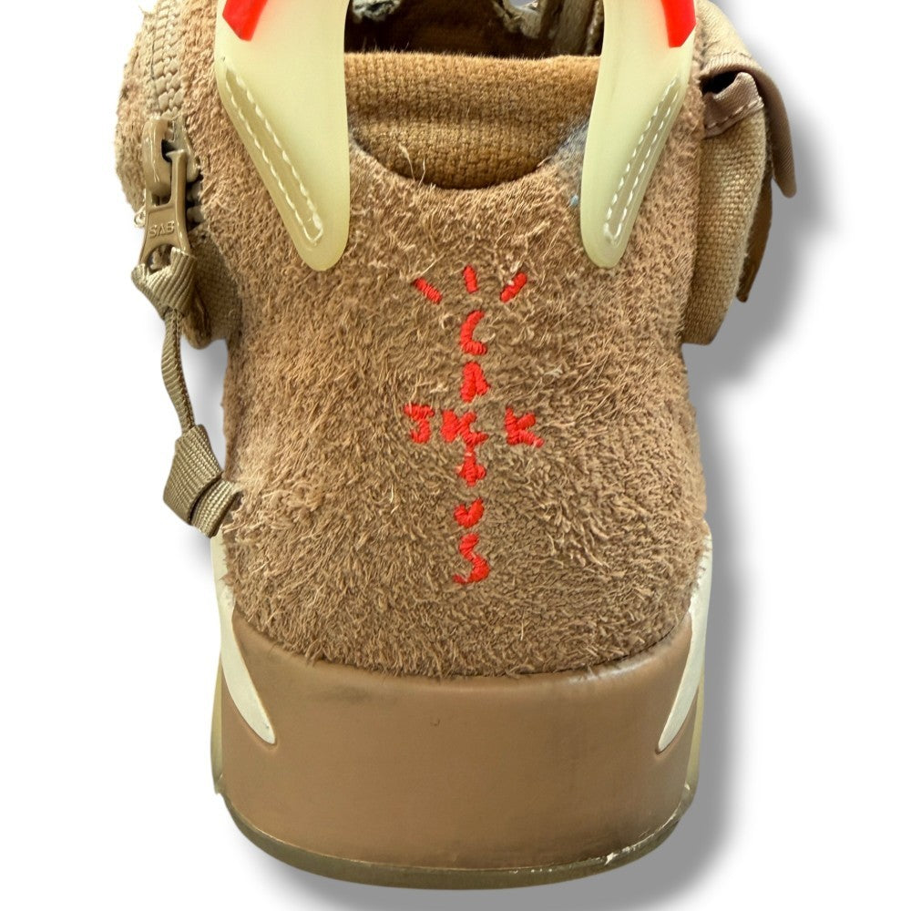 NIKE x TRAVIS SCOTT Air Jordan 6 Sneakers Beige Size 26.5cm