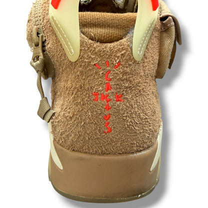 NIKE x TRAVIS SCOTT Air Jordan 6 Sneakers Beige Size 26.5cm