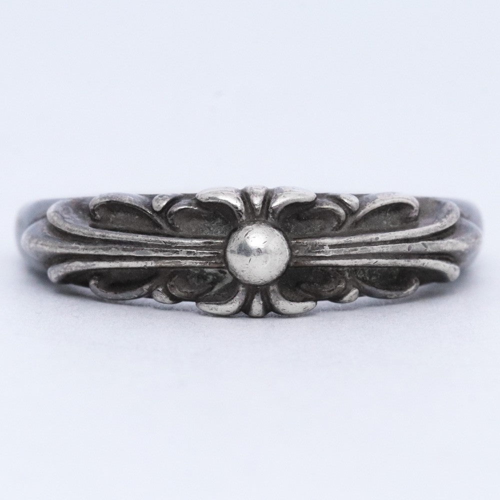 CHROME HEARTS Baby Classic Floral Ring Silver Size ONE SIZE