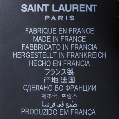 SAINT LAURENT Small Logo Hoodie Black Size XS