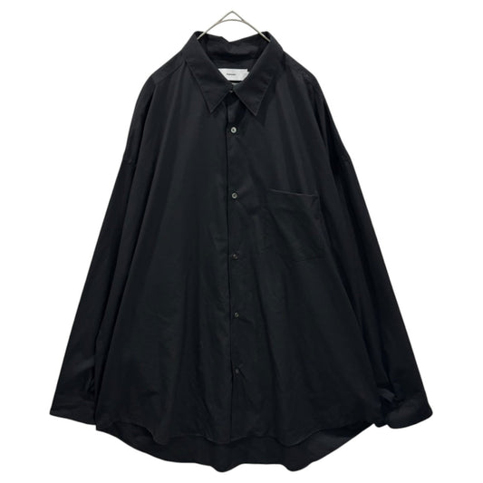 Graphpaper 24SS Fine Wool Oversized Shirt Black Size S