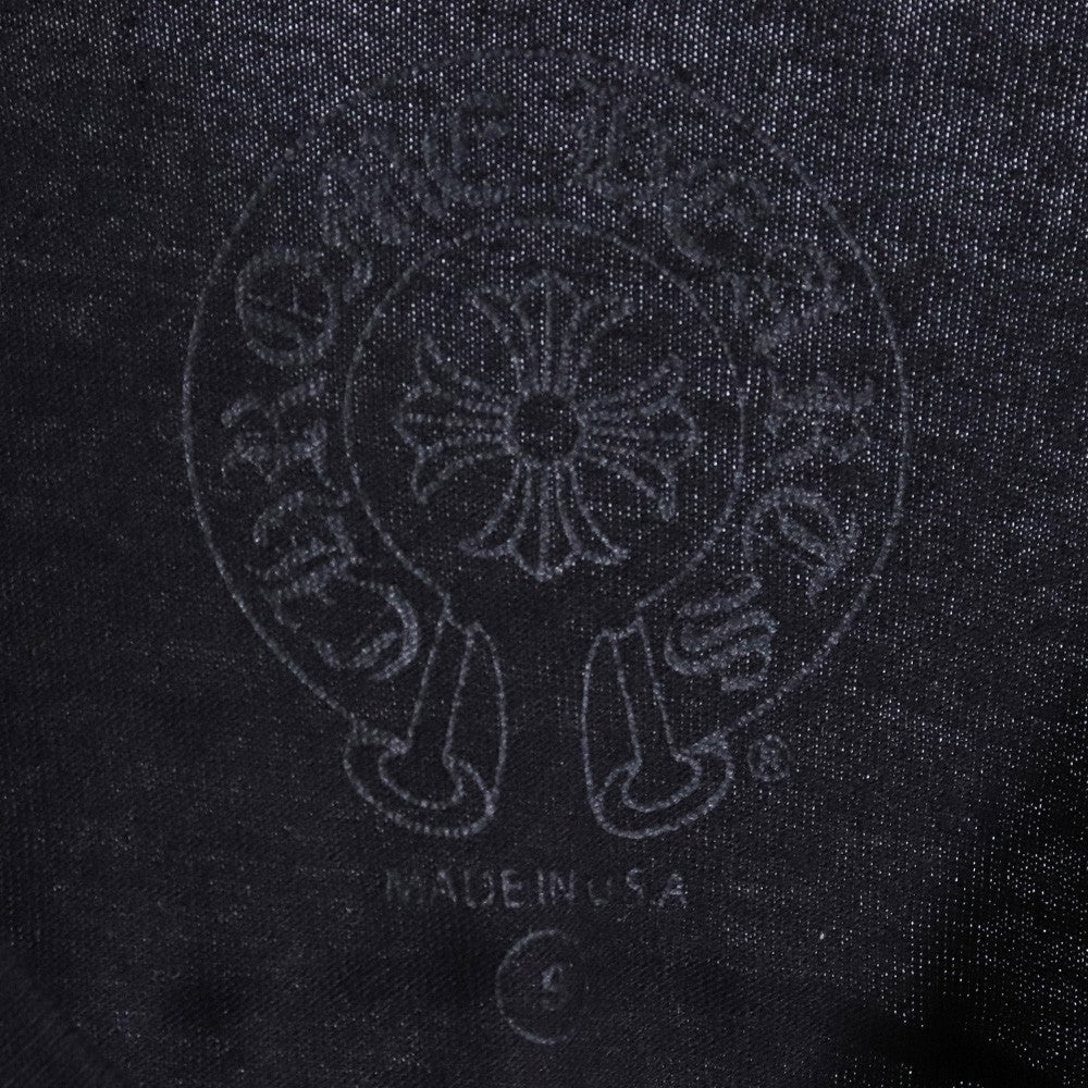 CHROME HEARTS Horseshoe Logo Pocket T-Shirt Black Size S