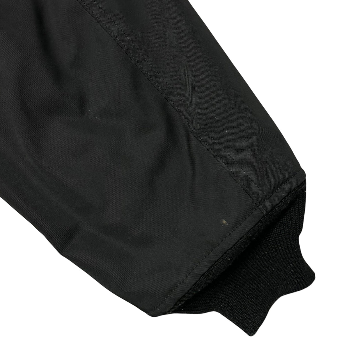 AVIREX Padded Oversized MA-1 Bomber Jacket Black Size L
