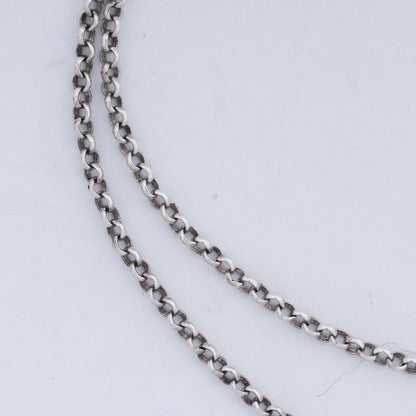 CHROME HEARTS Roll Chain Necklace Silver Size ONE SIZE