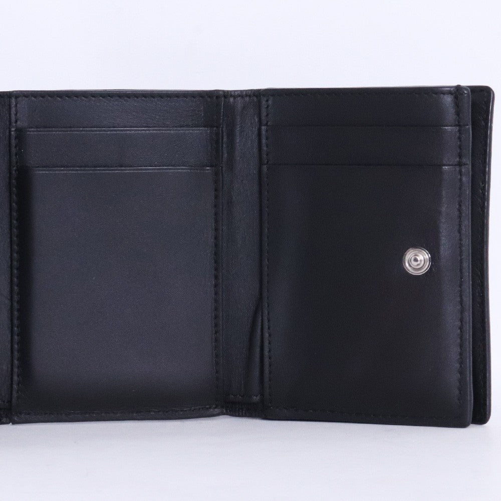 LOEWE Tri-Fold Wallet Black Size F