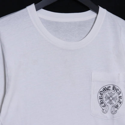 CHROME HEARTS Horseshoe Print T-Shirt White Size S