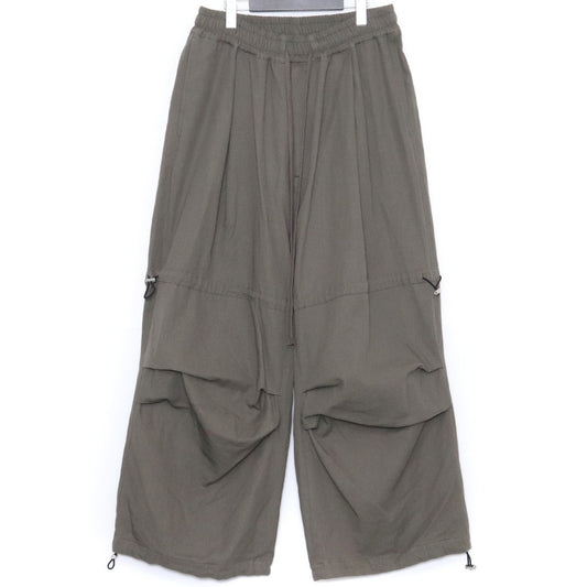 A.F Artefact STRING-SQUEEZING WIDE PANTS Khaki Size 2