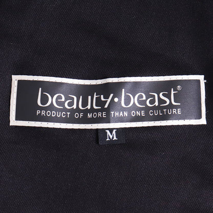 BEAUTY BEAST Saruel Track Half Shorts Black Yellow Size M