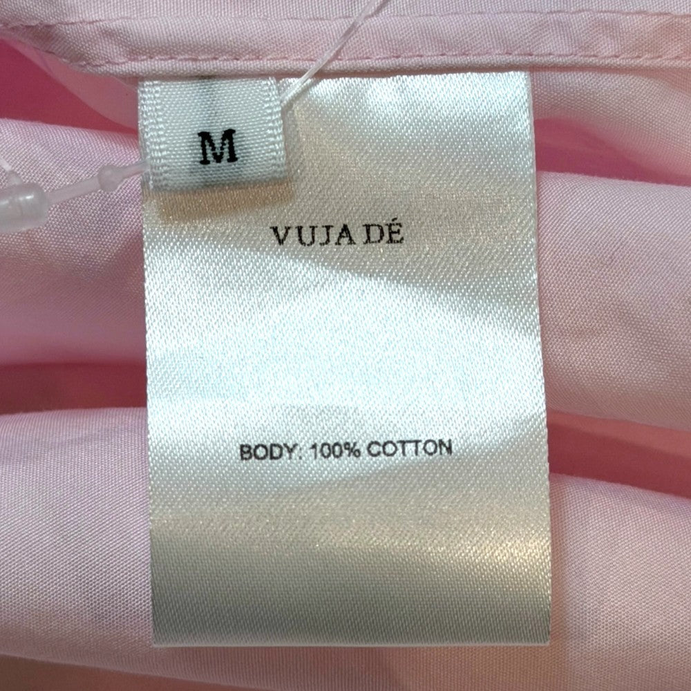 VUJA DE Wire Double Cuff Long Sleeve Shirt Pink Size M