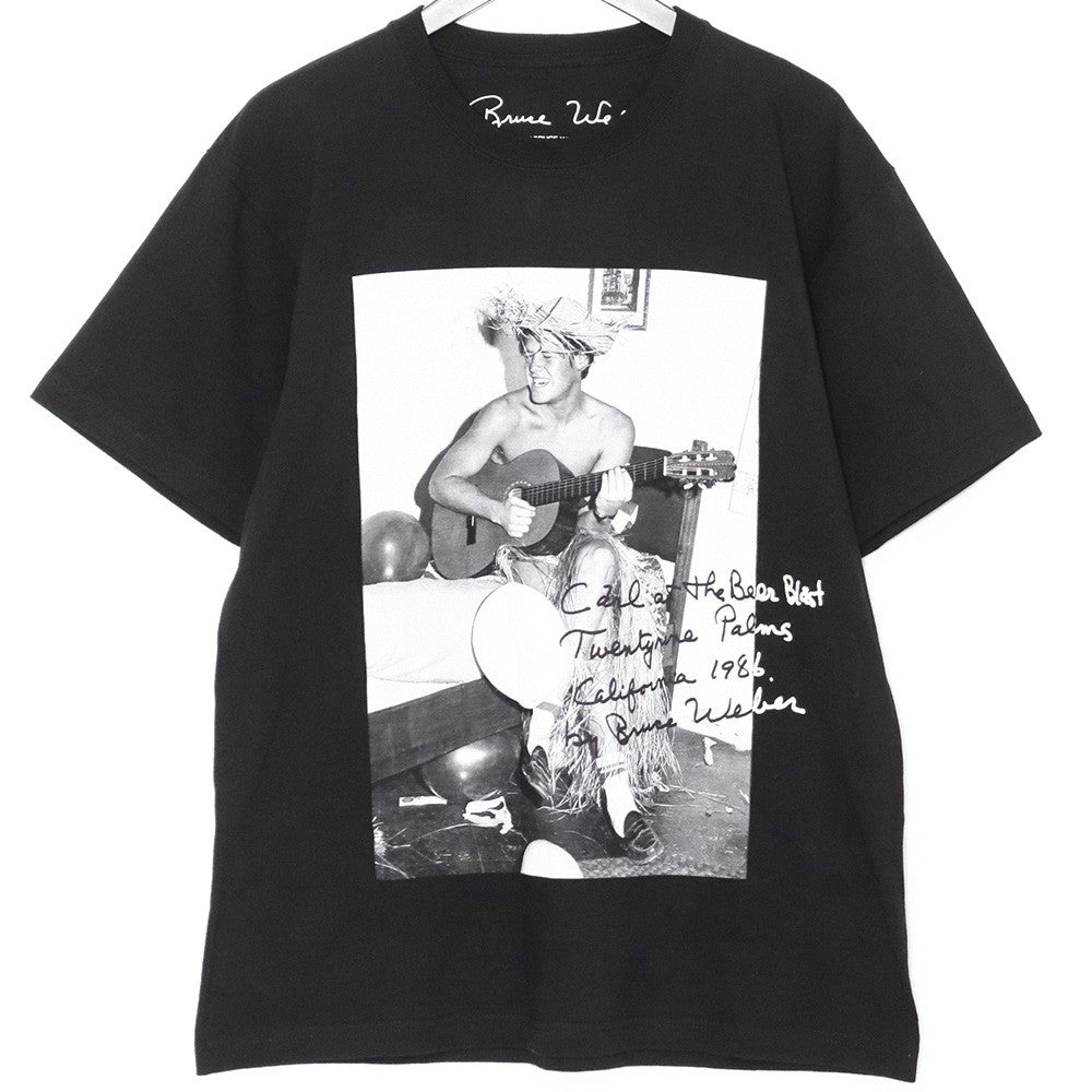 BIOTOP Bruce Weber 10Culture Photo T-Shirt Black Size L