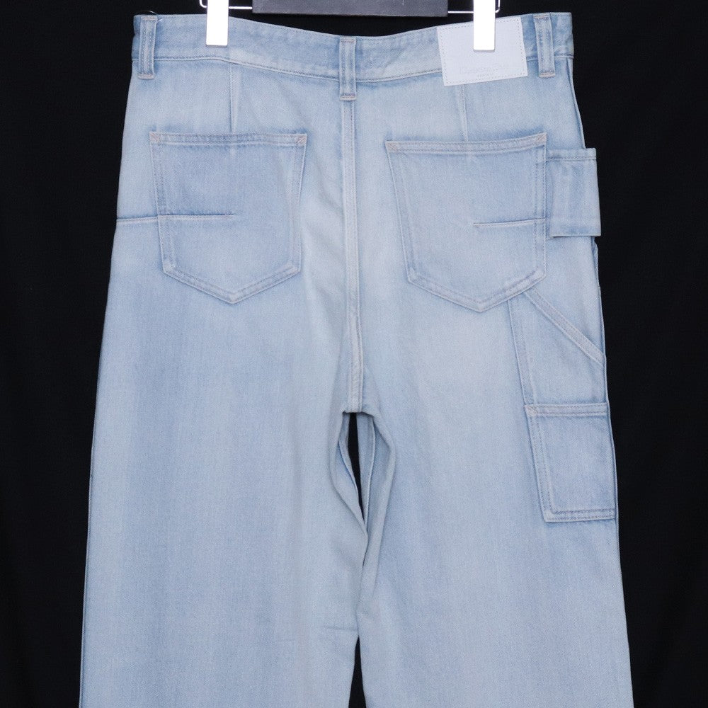 DIOR Carpenter Double Knee Denim Light Indigo Size 46