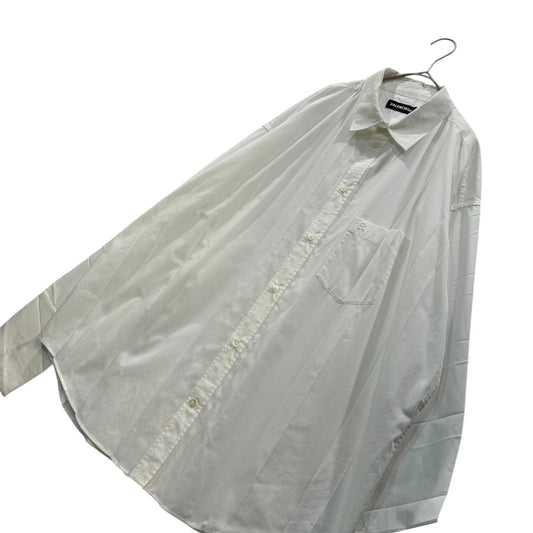 BALENCIAGA 20AW Pleated Large Fit Shirt Size 41