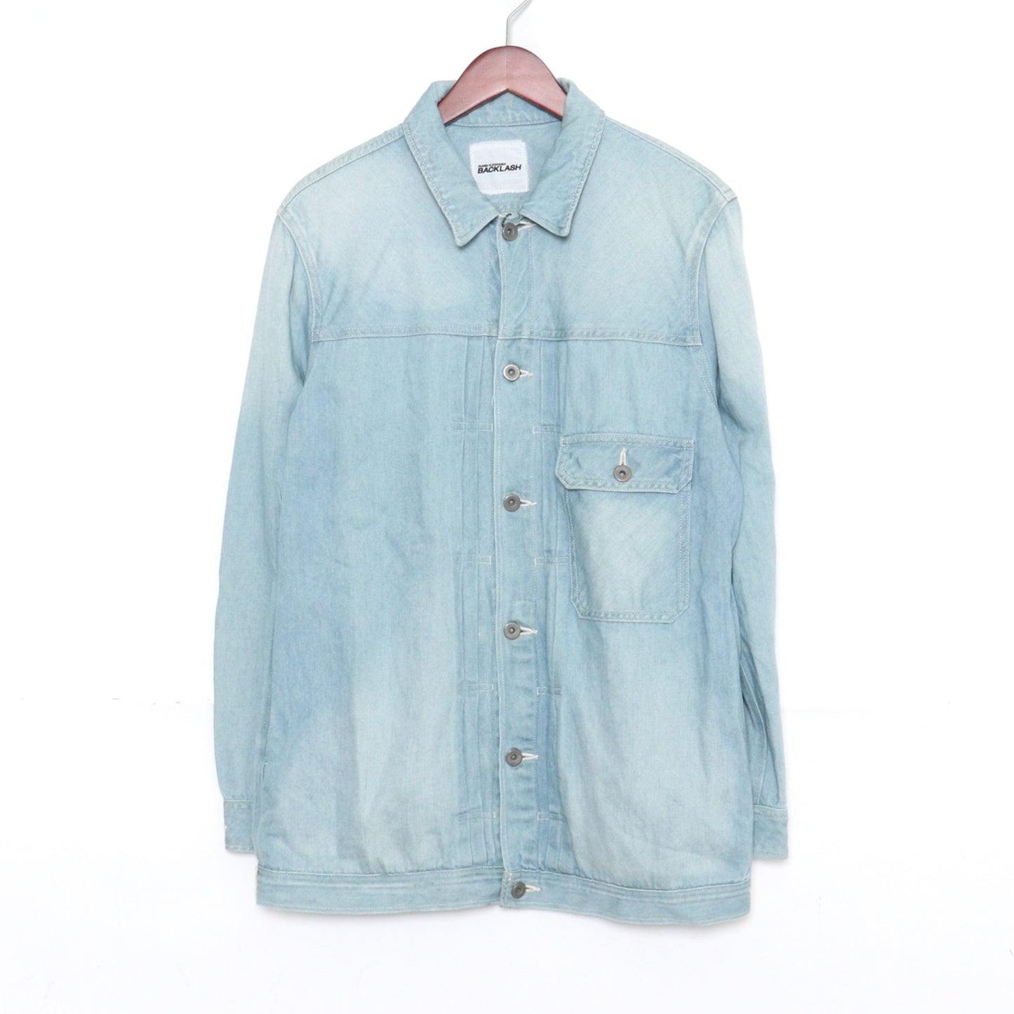 ISAMU KATAYAMA BACKLASH Denim Jacket Blue Size M
