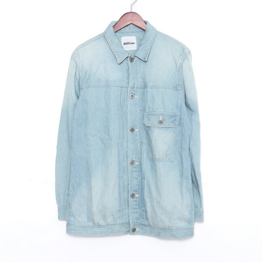 ISAMU KATAYAMA BACKLASH Denim Jacket Blue Size M