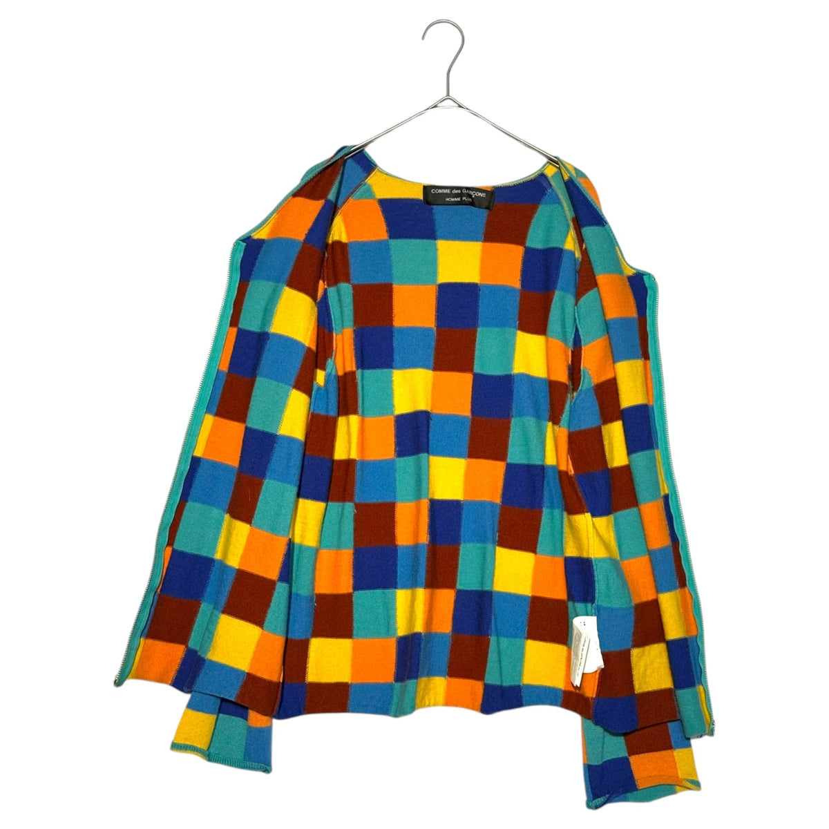 COMME des GARCONS HOMME PLUS 01AW Panel Cardigan Mix
