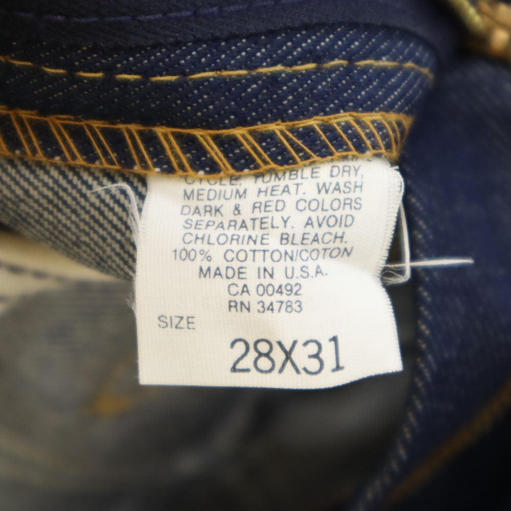 Lee 90s USA Made Deadstock Straight Jeans Navy Size W28