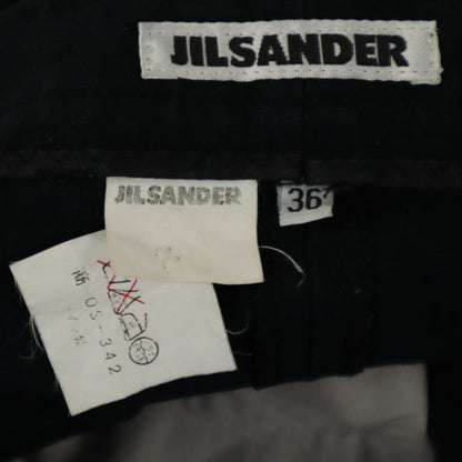 JIL SANDER Black Stretch Slim Pants Size 36