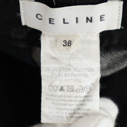 CELINE Portuguese Black Jeans Size 36