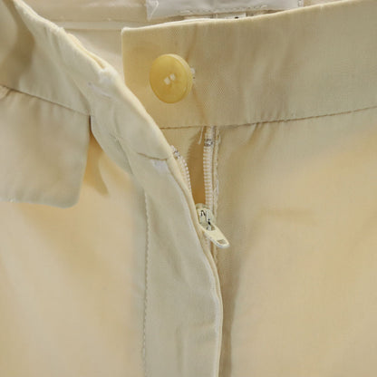 CELINE French Wool Blend Bootcut Pants Beige Size 34