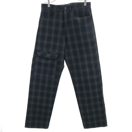 NEPENTHES Made in Japan Check Pattern Pants Black Size S