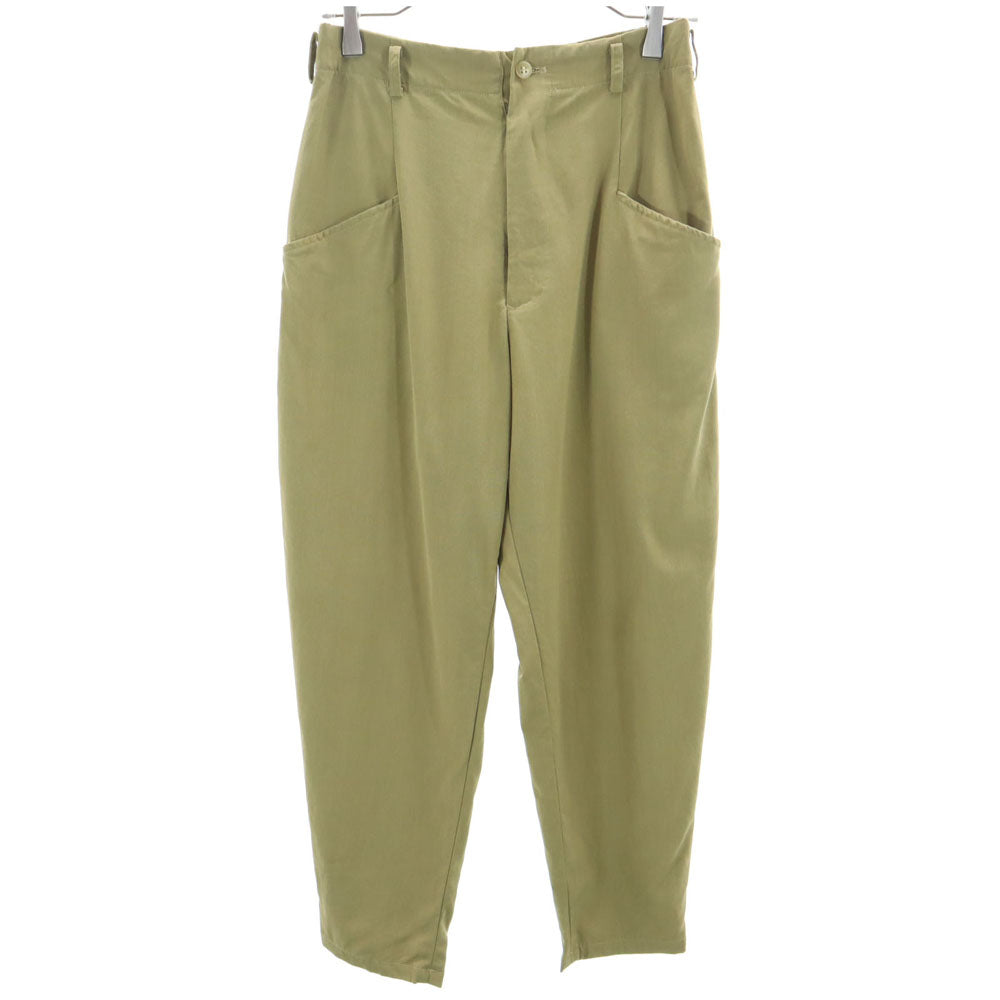 Y's 80s Vintage Tapered Pants Khaki Green