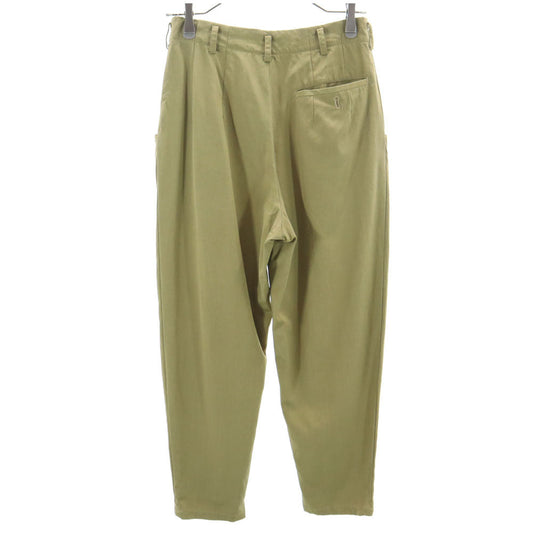Y's 80s Vintage Tapered Pants Khaki Green