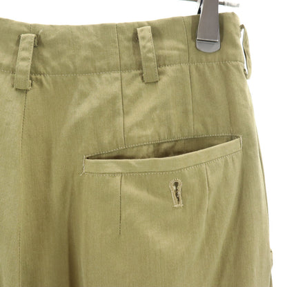 Y's 80s Vintage Tapered Pants Khaki Green