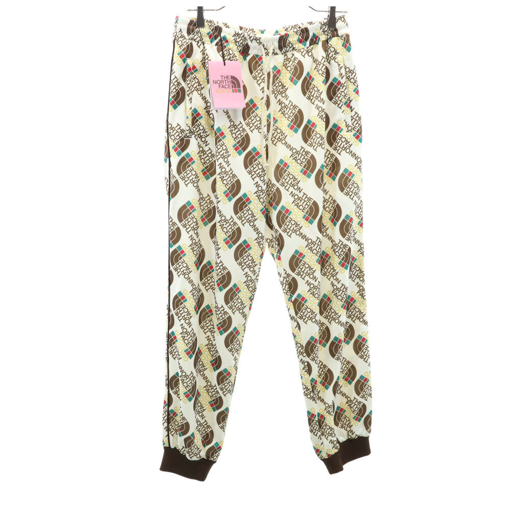 GUCCI x TNF All-Over Logo Joggers White Size M