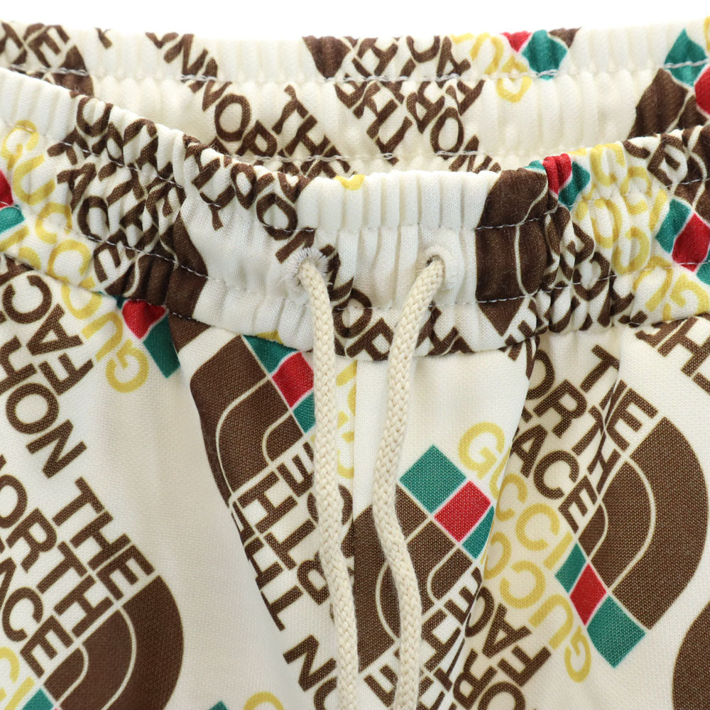 GUCCI x TNF All-Over Logo Joggers White Size M