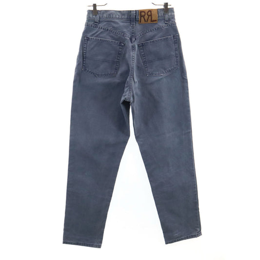 RRL USA Straight Leg Talon Zip Denim Jeans Blue Size W30