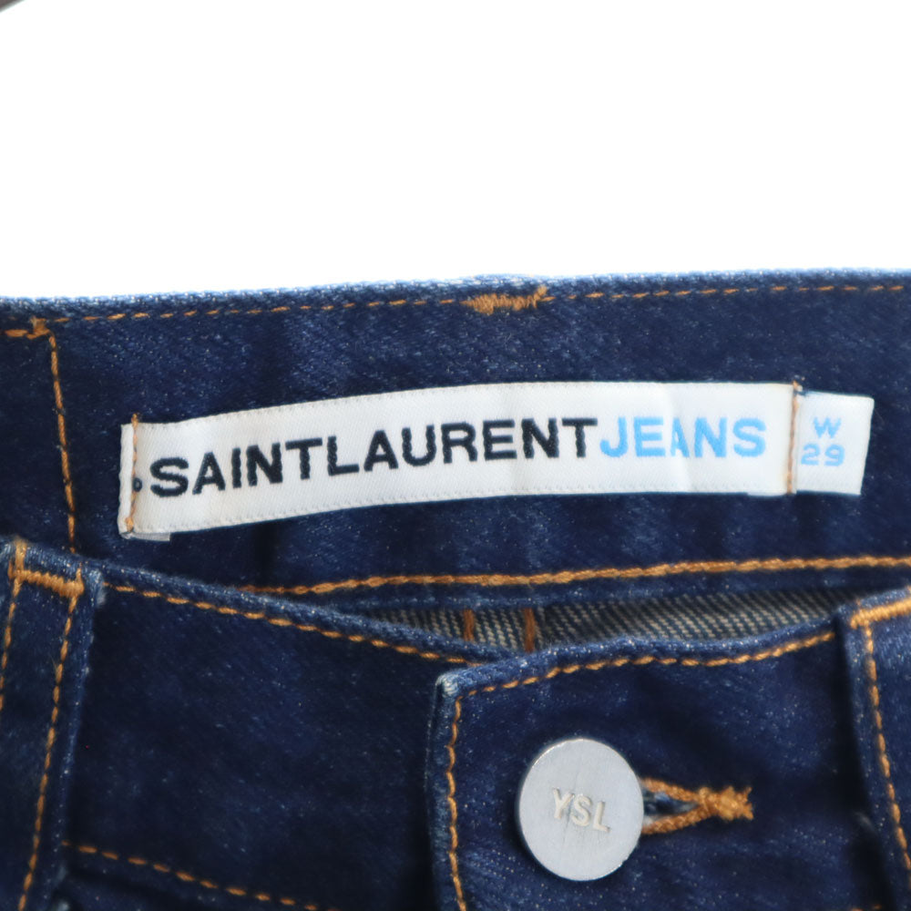 SAINT LAURENT New Straight Button Fly Jeans Indigo Size W29