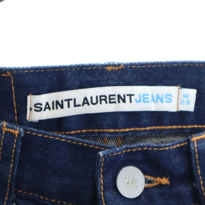 SAINT LAURENT New Straight Button Fly Jeans Indigo Size W29