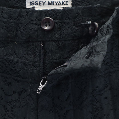 ISSEY MIYAKE Japanese Made Lace Pants Black Size 2