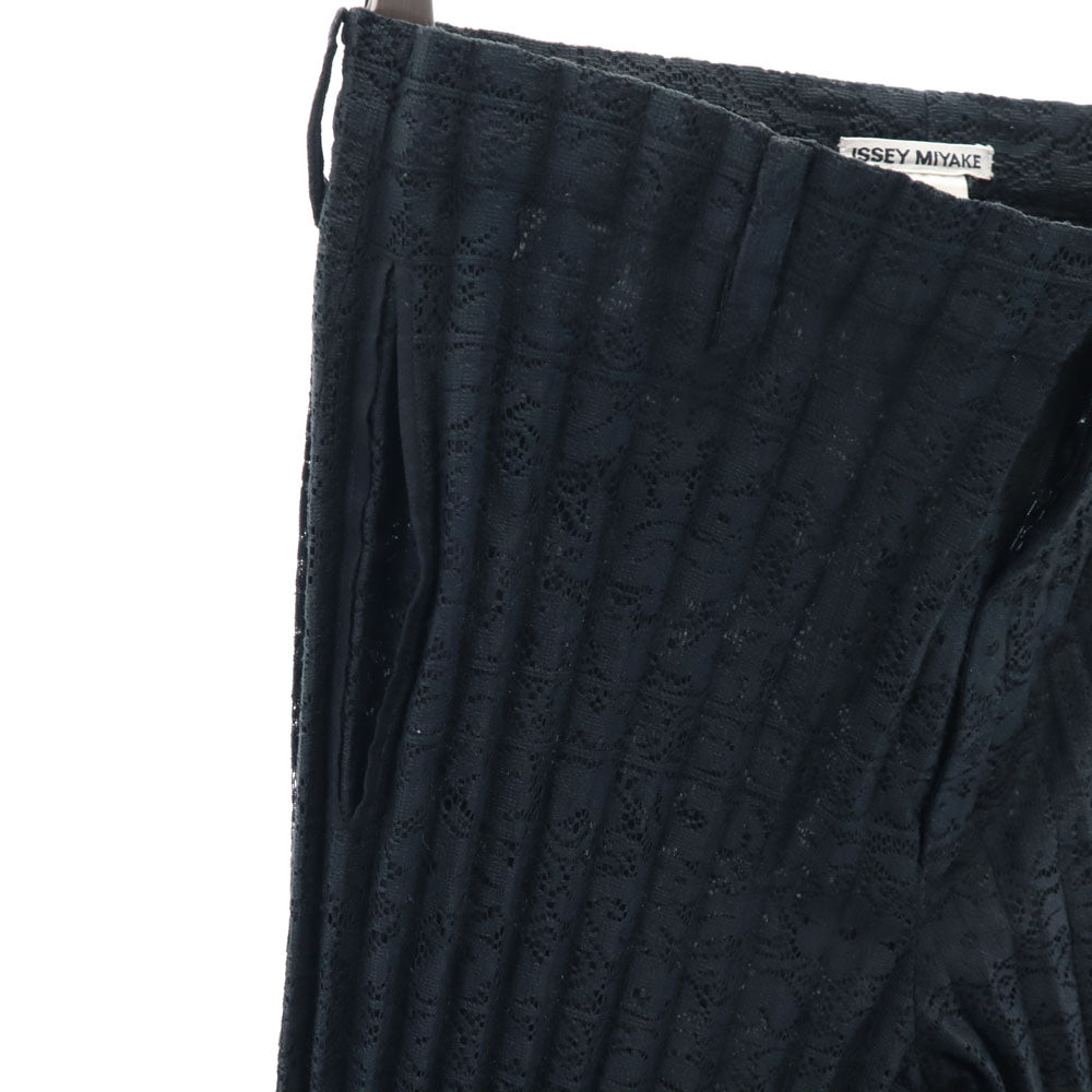 ISSEY MIYAKE Japanese Made Lace Pants Black Size 2