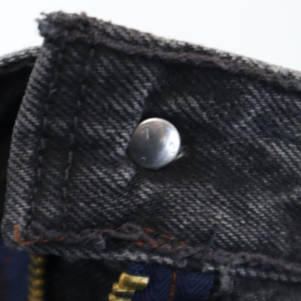 Levi's 90s 501 Made in Poland Overdyed Black Jeans Size W33